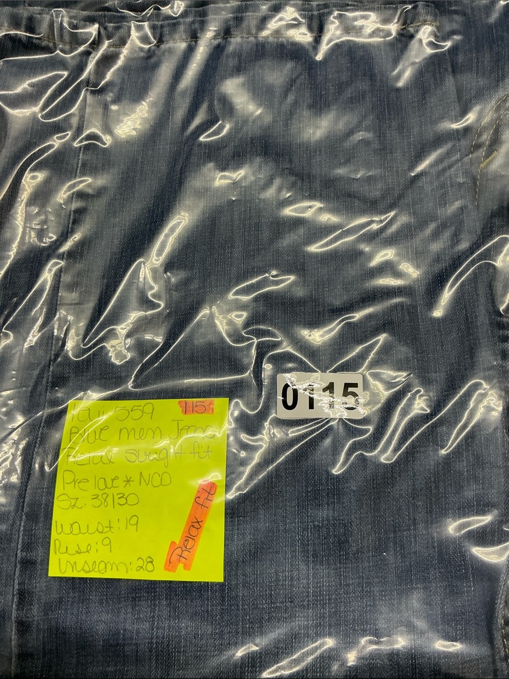 Levi's Blue Denim Jeans 559 for Men’s - Picture 5 of 5
